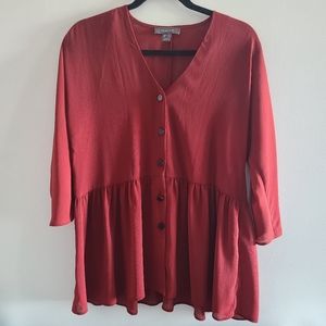 🌿2/$20🌿Primark | Red Long Sleeve Top | 6US